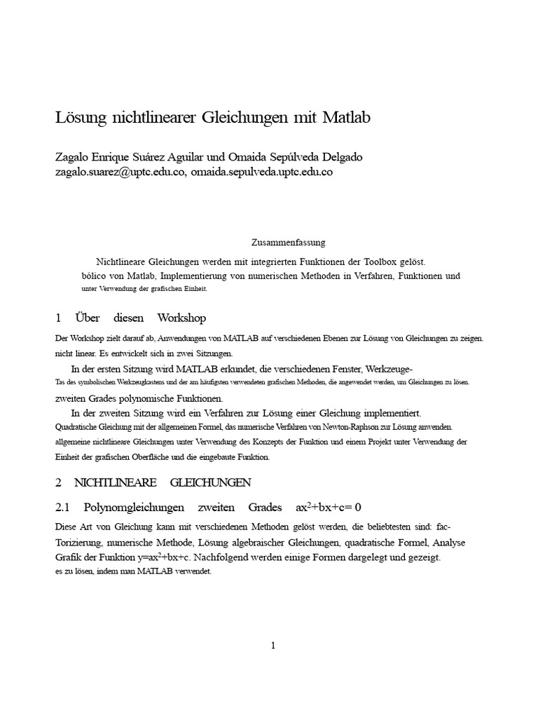 Matlab Workshop | PDF