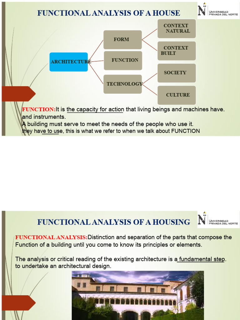 Functional Analysis of Residential Design | PDF | Lighting | Light