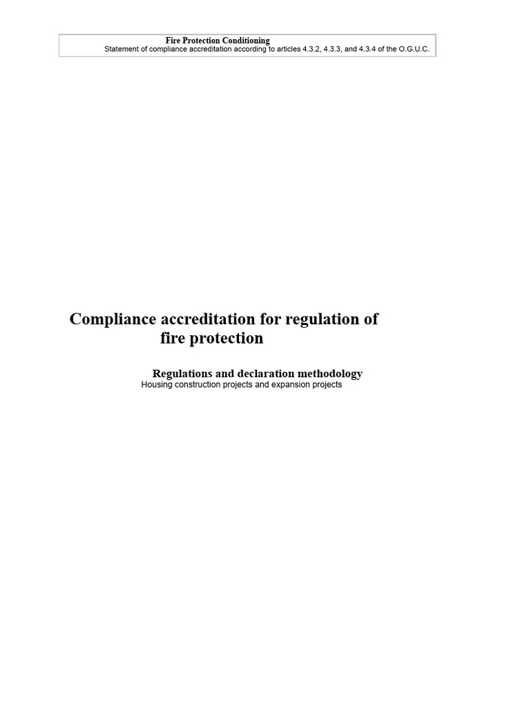 Fire Protection Compliance Accreditation Guide | PDF | Stairs