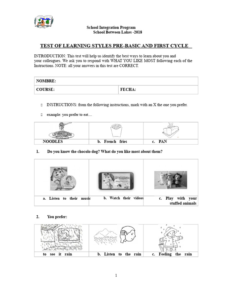 Learning Styles Assessment Test | PDF | Learning Styles | Neuroscience