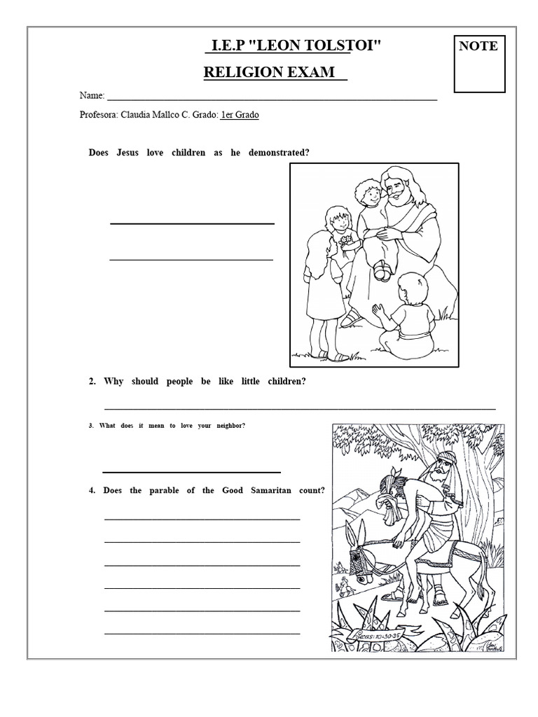 Religion Exam | PDF
