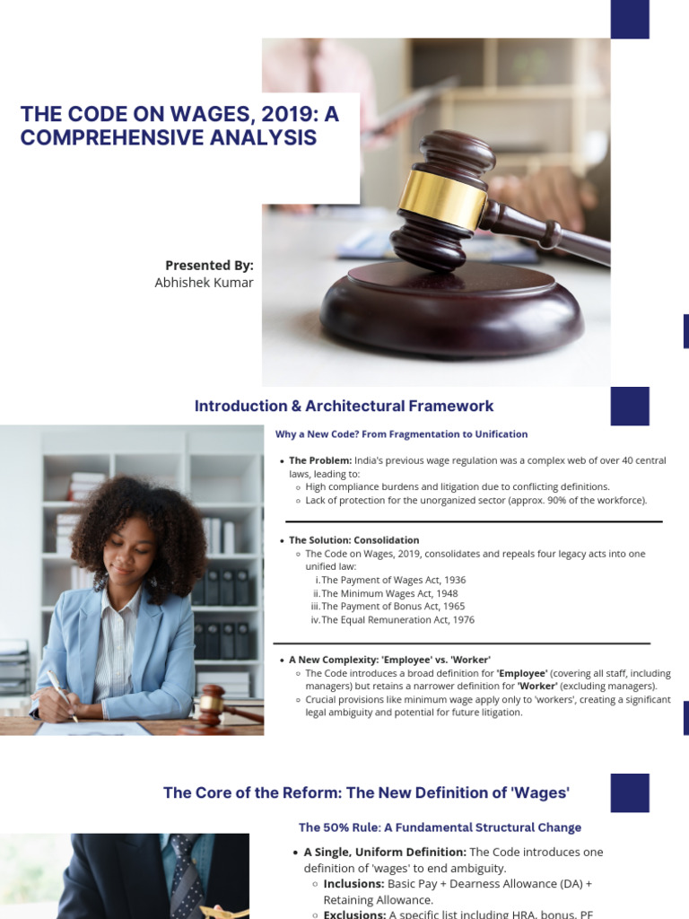Code on Wages 2019: Key Changes Explained | PDF | Wage | Employment