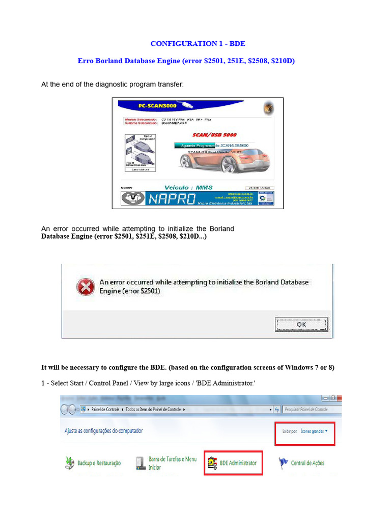 Fixing Borland Database Engine Errors | PDF