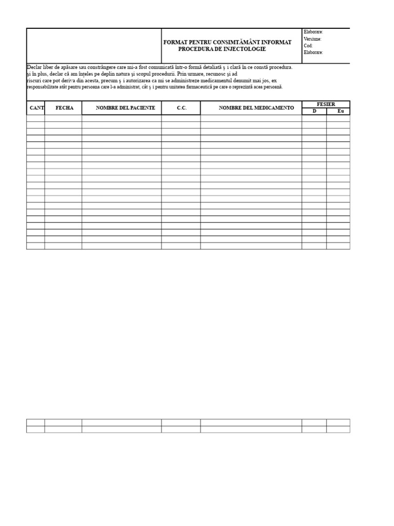 Format Injectologie - Copie | PDF