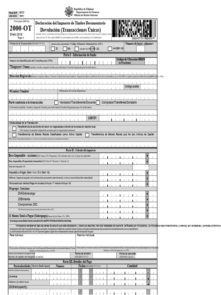 2000-OT_Enero_2018_ENCS_v3 | PDF | Impuestos | Compartir (Finanzas)