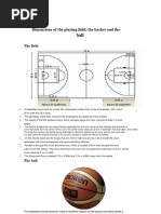 Basketball Equipment Standards and Drawings | PDF
