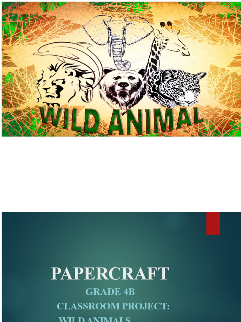 Paper Models: Wild Animals Project | PDF