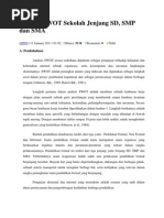 Download Analisis SWOT Sekolah Jenjang SD by Nurul Afriyani SN95249810 doc pdf