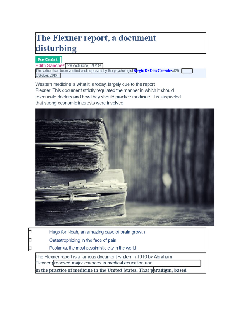 The Flexner Report | PDF | Alternative Medicine | Medicine