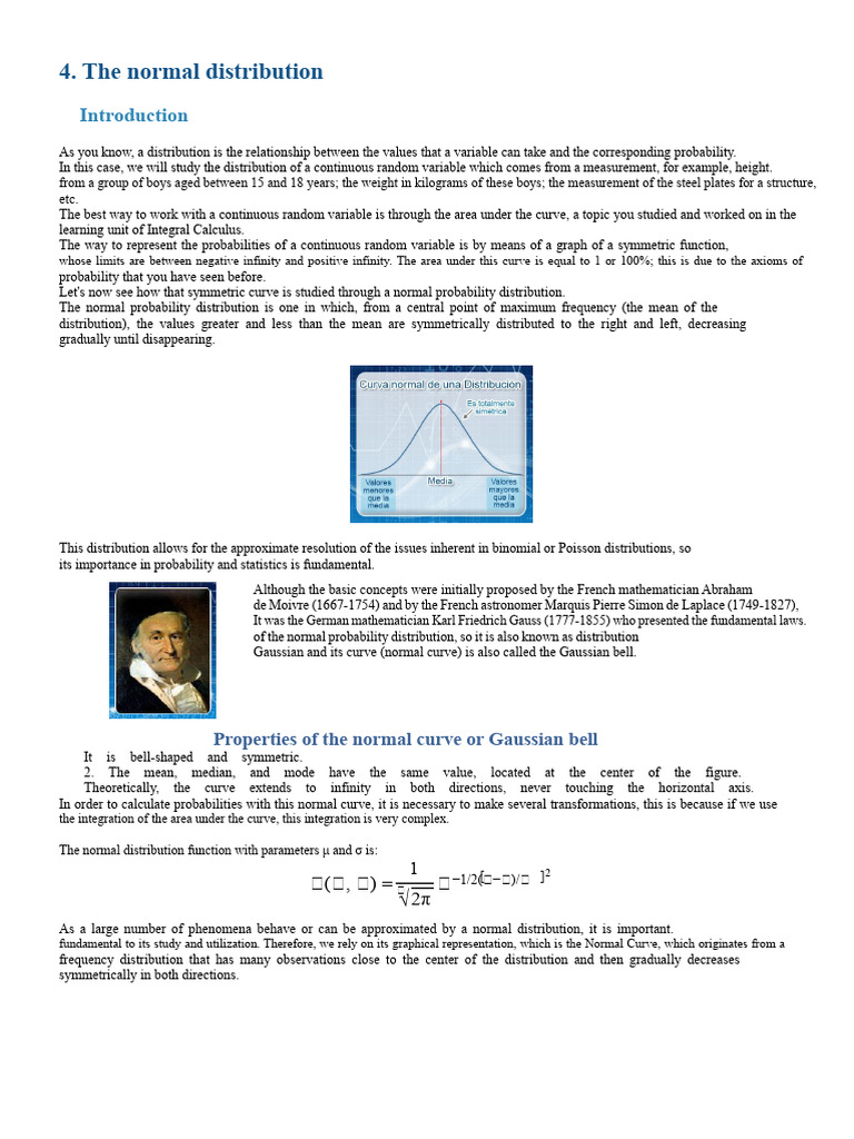 Understanding Normal Distribution Basics | PDF | Normal Distribution ...