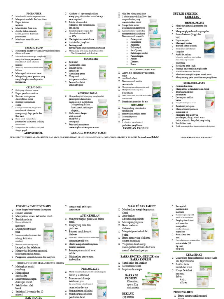Suplemen Herbalife untuk Kesehatan Optimal | PDF