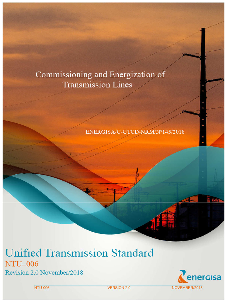 Commissioning Guidelines for Transmission Lines | PDF | Electric Power ...