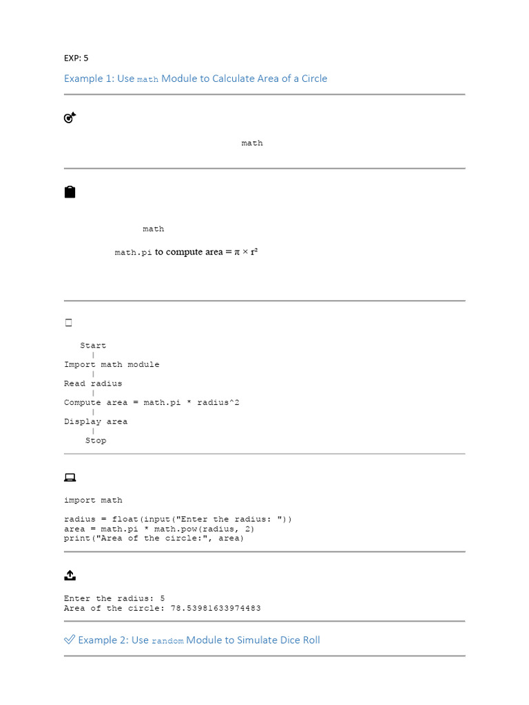 Exp 5 | PDF