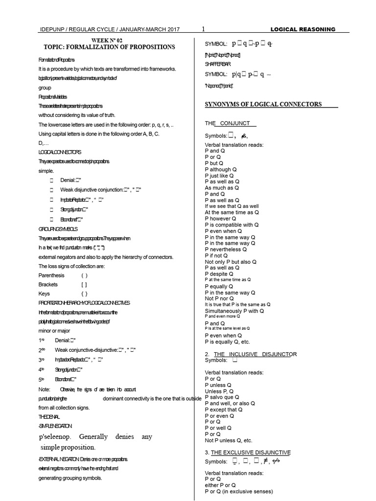 Verbal Translations | PDF | Mathematical Logic | Logic