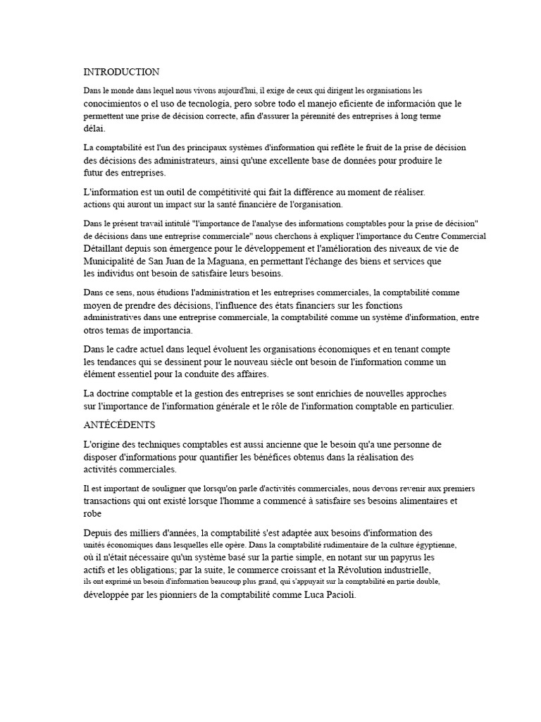 Analyse des informations comptables clés | PDF | Comptabilité | Business