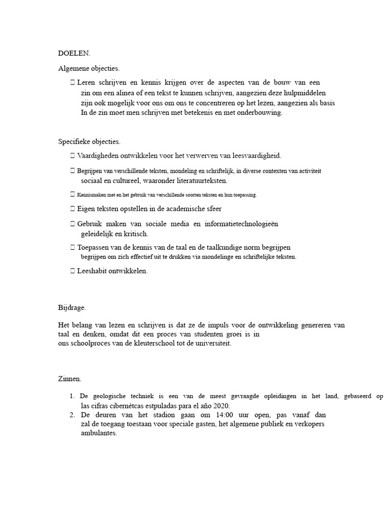 Zinsconstructie | PDF
