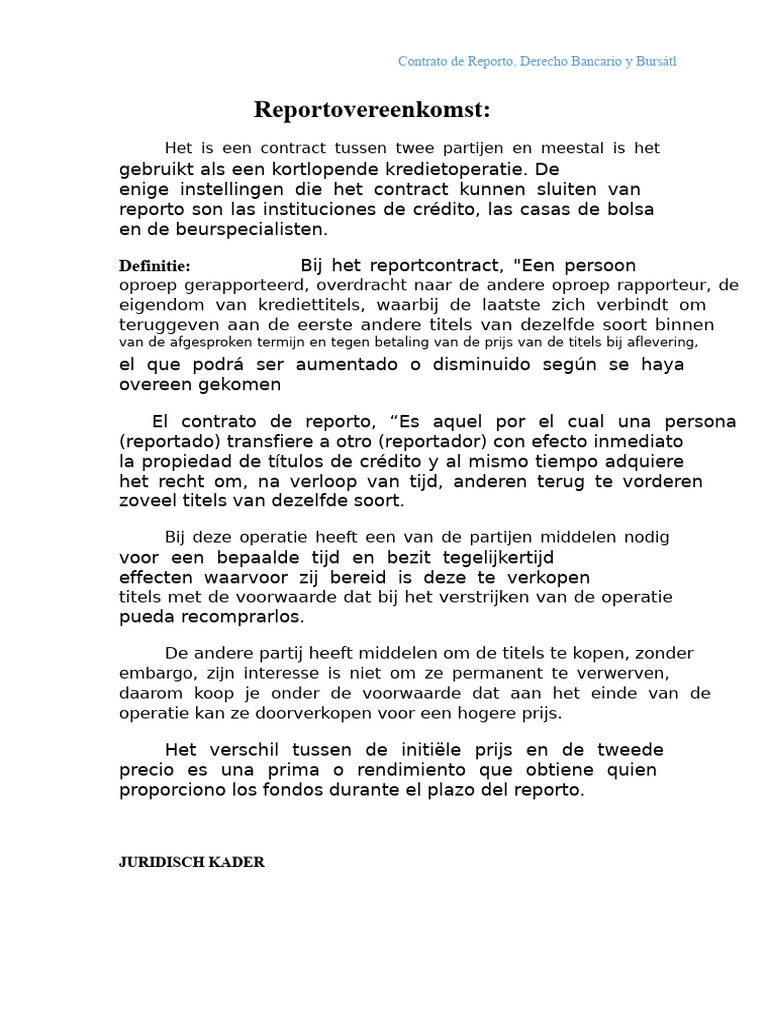 306486830-Contract Van Reporto | PDF