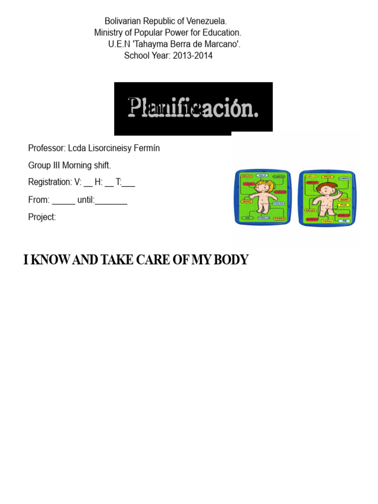 Body Awareness Project for Kids | PDF | Communication | Feeling
