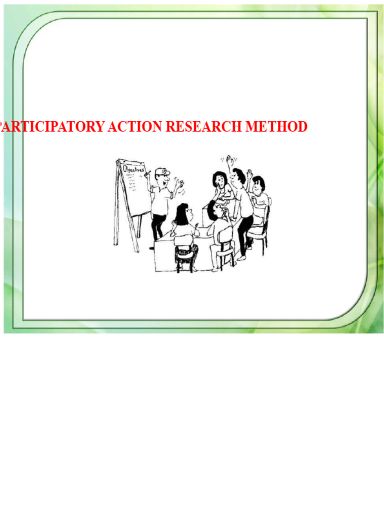 Understanding Participatory Action Research | PDF | Participatory ...