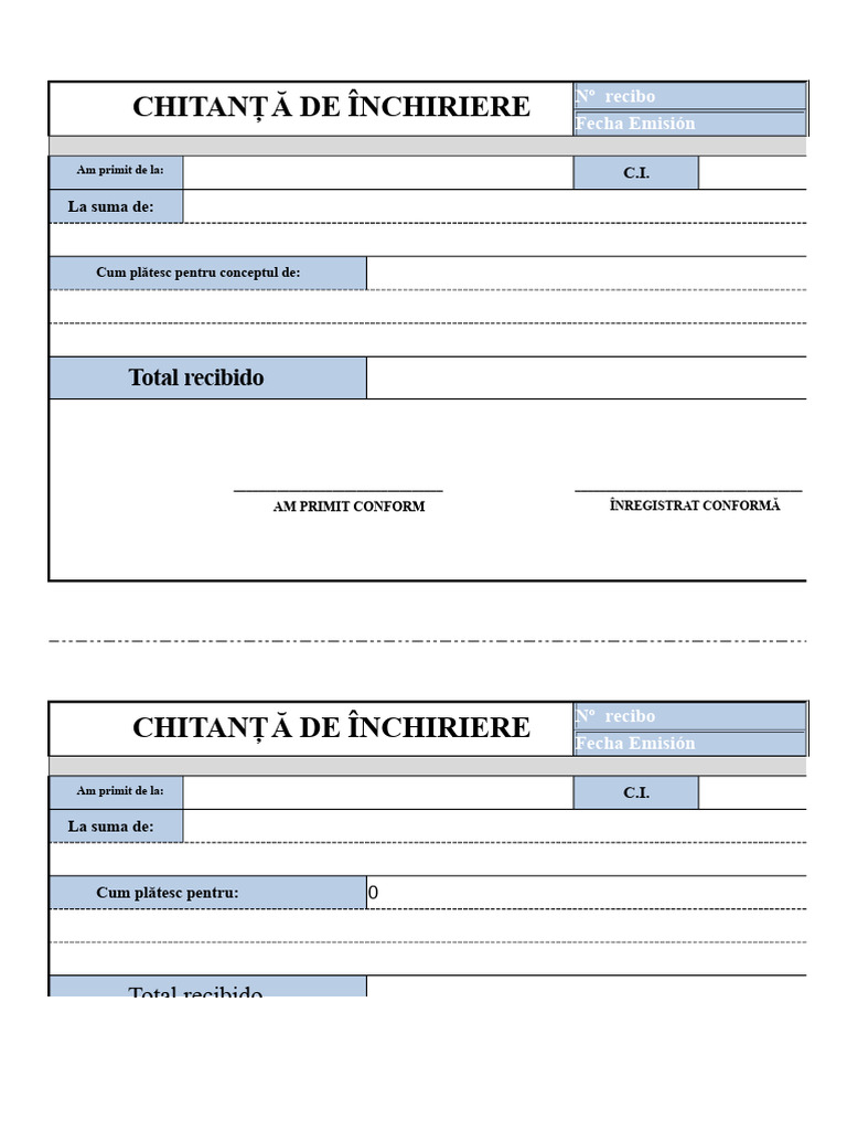 Chitanță | PDF