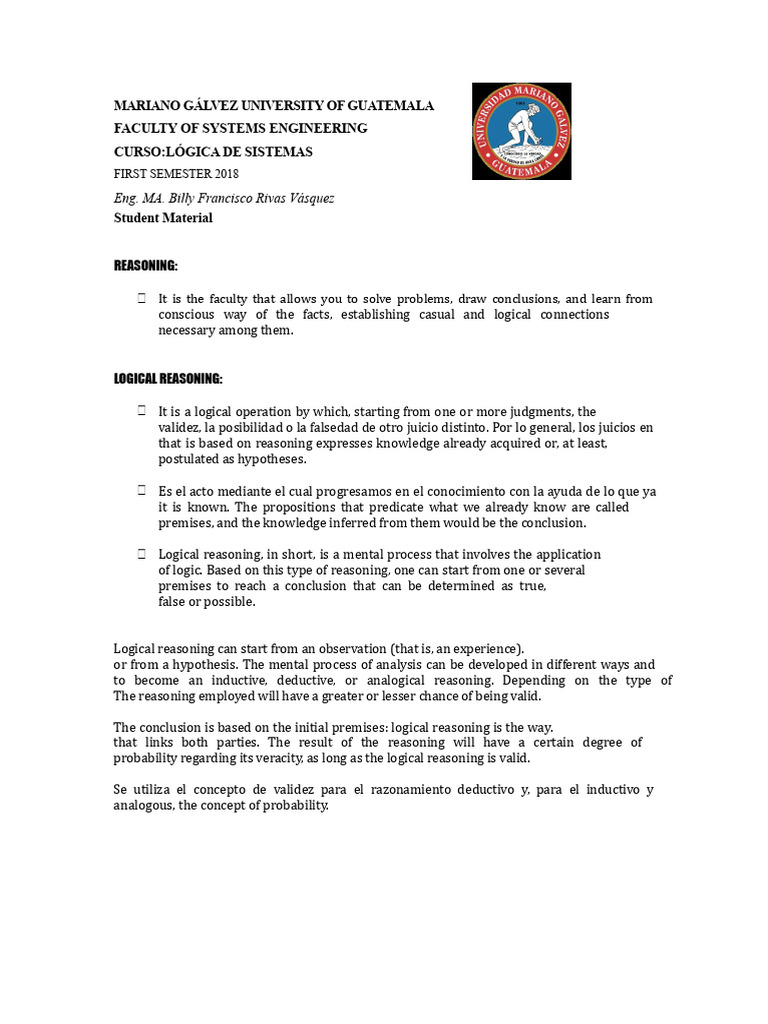 Types of Reasoning | PDF | Deductive Reasoning | Argument