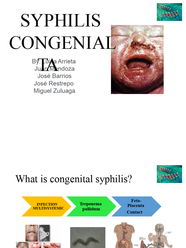 Congenital Syphilis | PDF | Diseases And Disorders | Medical Specialties