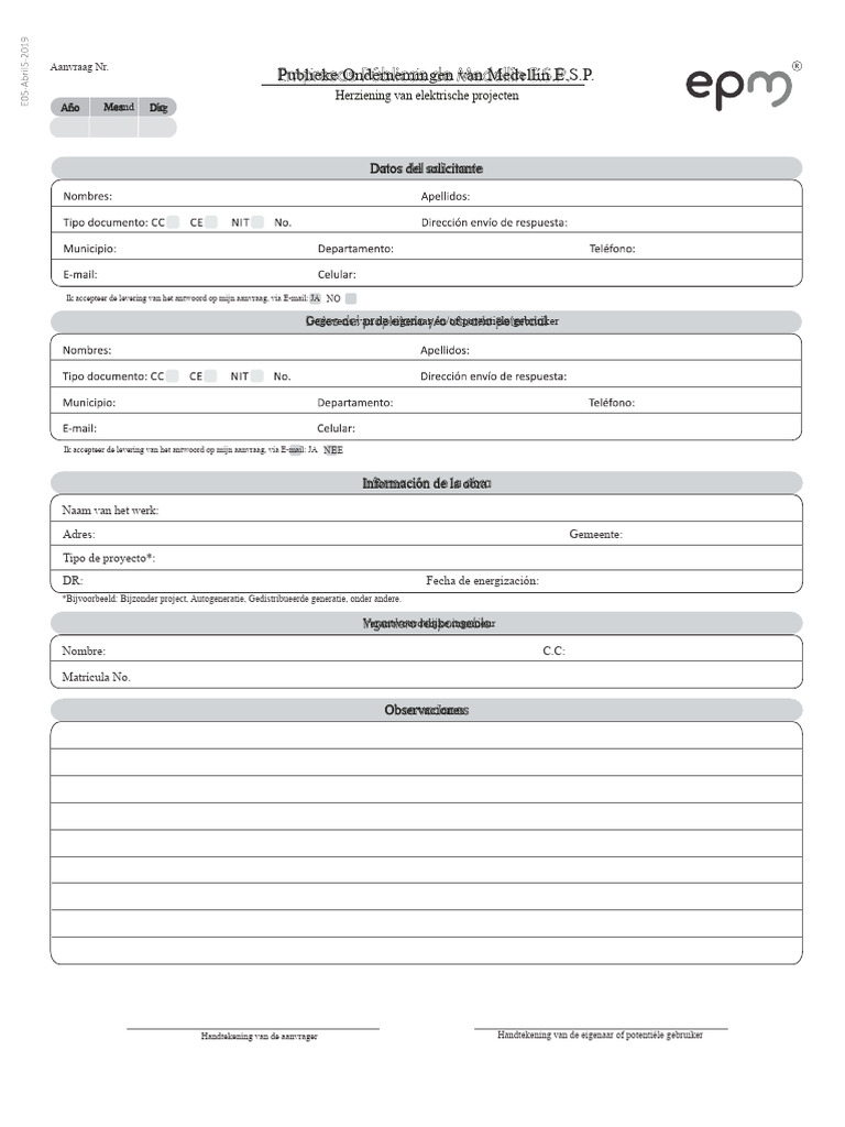 Formaat Revisie Projecten EPM | PDF