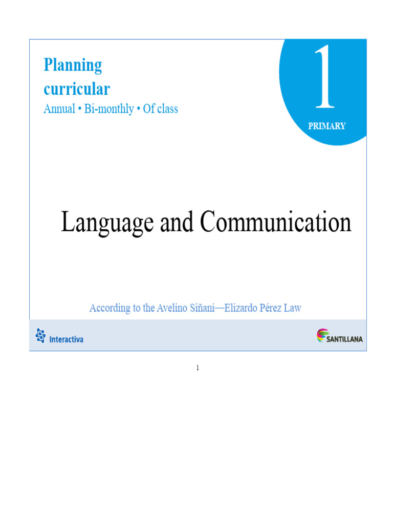 6 LESSON PLAN - COMMUNICATION AND LANGUAGES 1st Grade | PDF ...