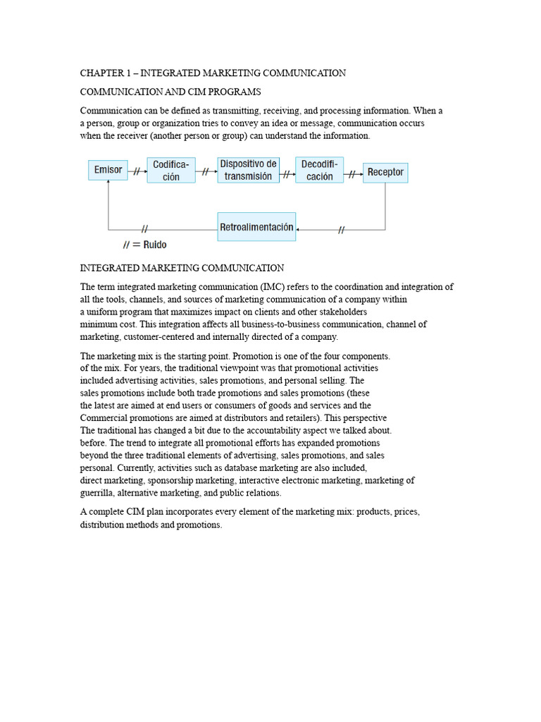 Integrated Marketing Communication Overview | PDF | Marketing ...