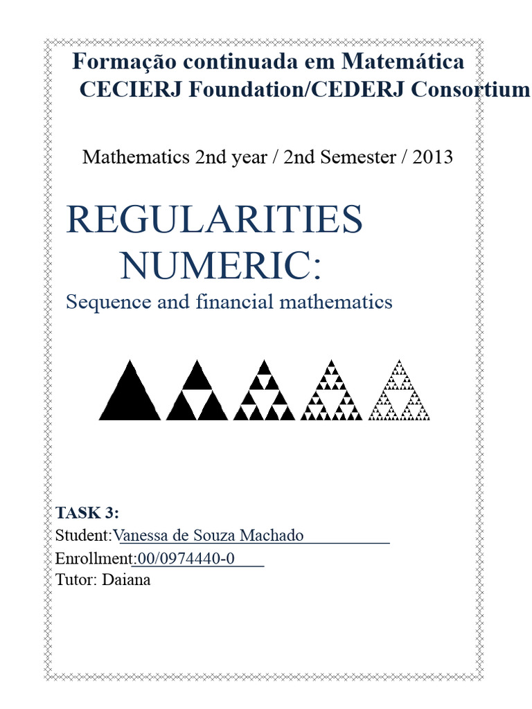 Numerical Regularities in Sequences | PDF | Arithmetic | Sequence