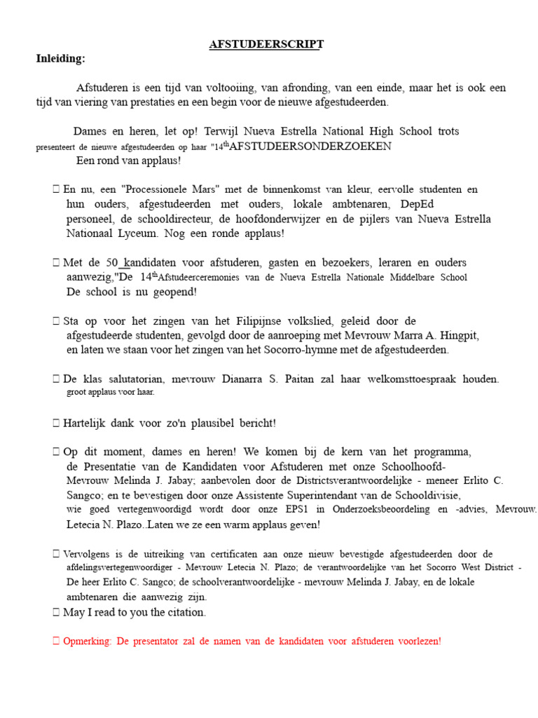 Afstudeer Script | PDF