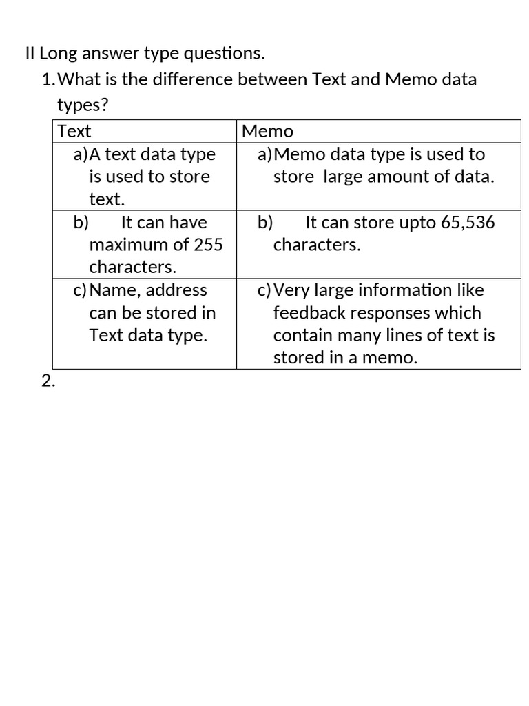 II Long Answer Type Questions | PDF