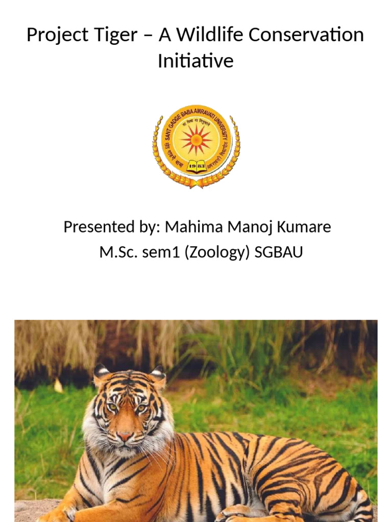 Project Tiger | PDF | Tiger | Conservation Biology