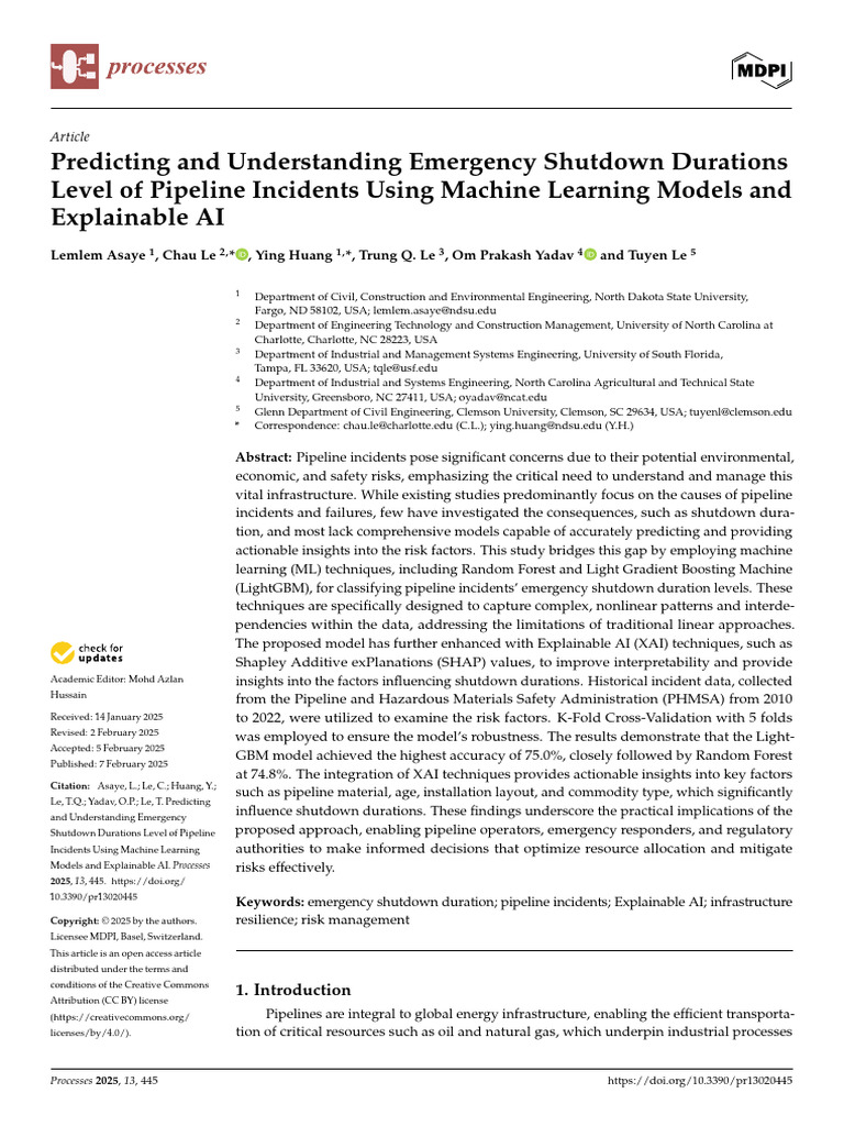Processes 13 00445 | PDF | Cluster Analysis | Machine Learning