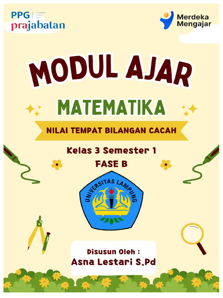 Modul Ajar Matematika Kelas III SD | PDF