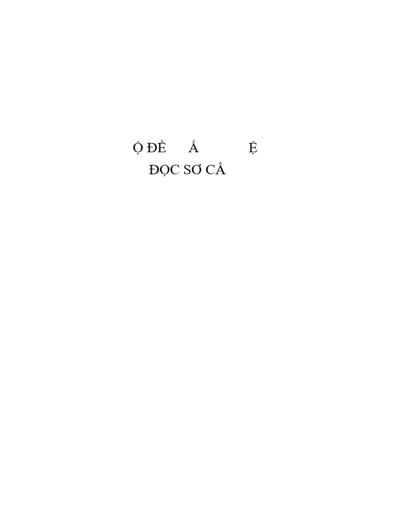 BỘ ĐỀ TRẮC NGHIỆM ĐỌC SC2 - SV 2 | PDF
