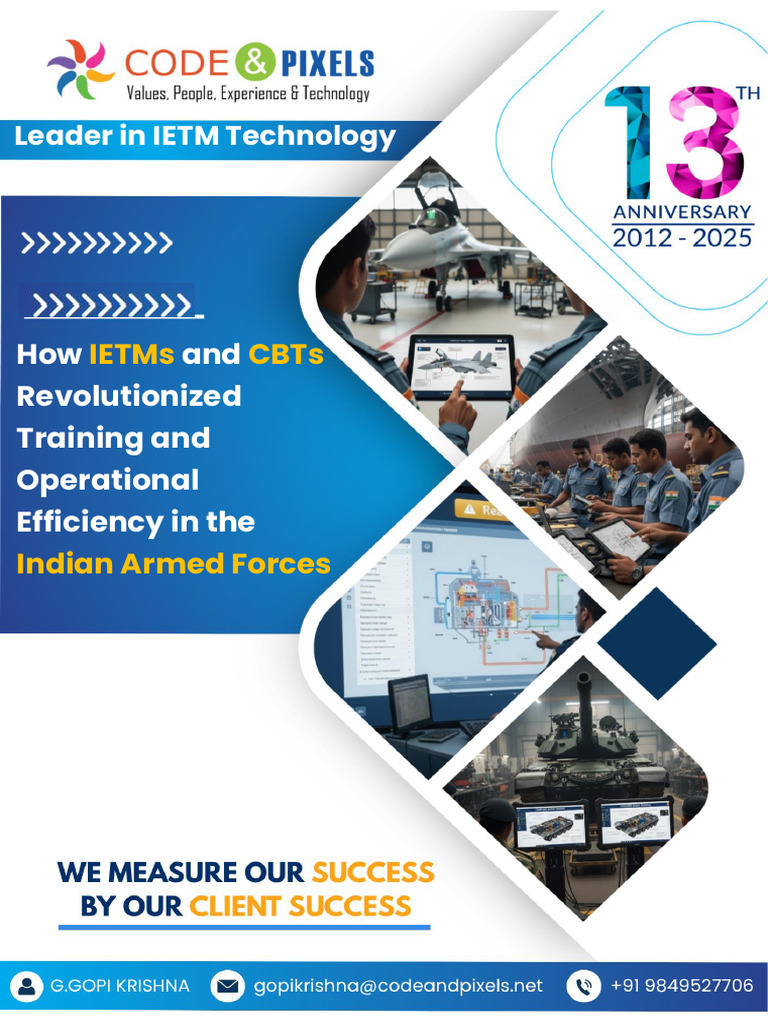 How IETMs and CBTs Revolutionized Training and Operational Efficiency ...