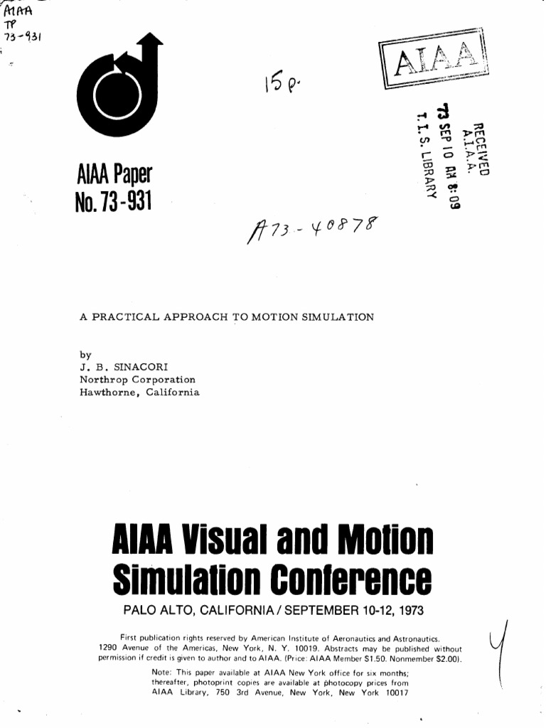 Practical Motion Simulation Techniques | PDF | Rotation | Force