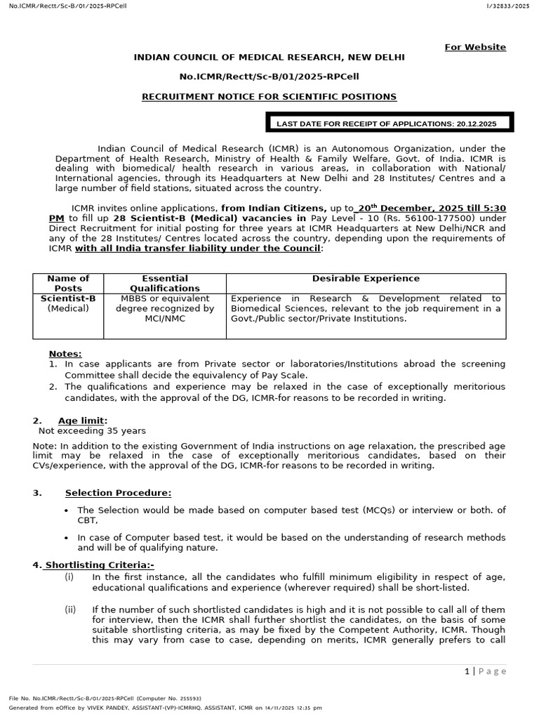 Icmr | PDF