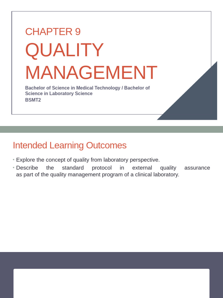 Laboratory Quality Management Essentials | PDF | Quality Assurance ...