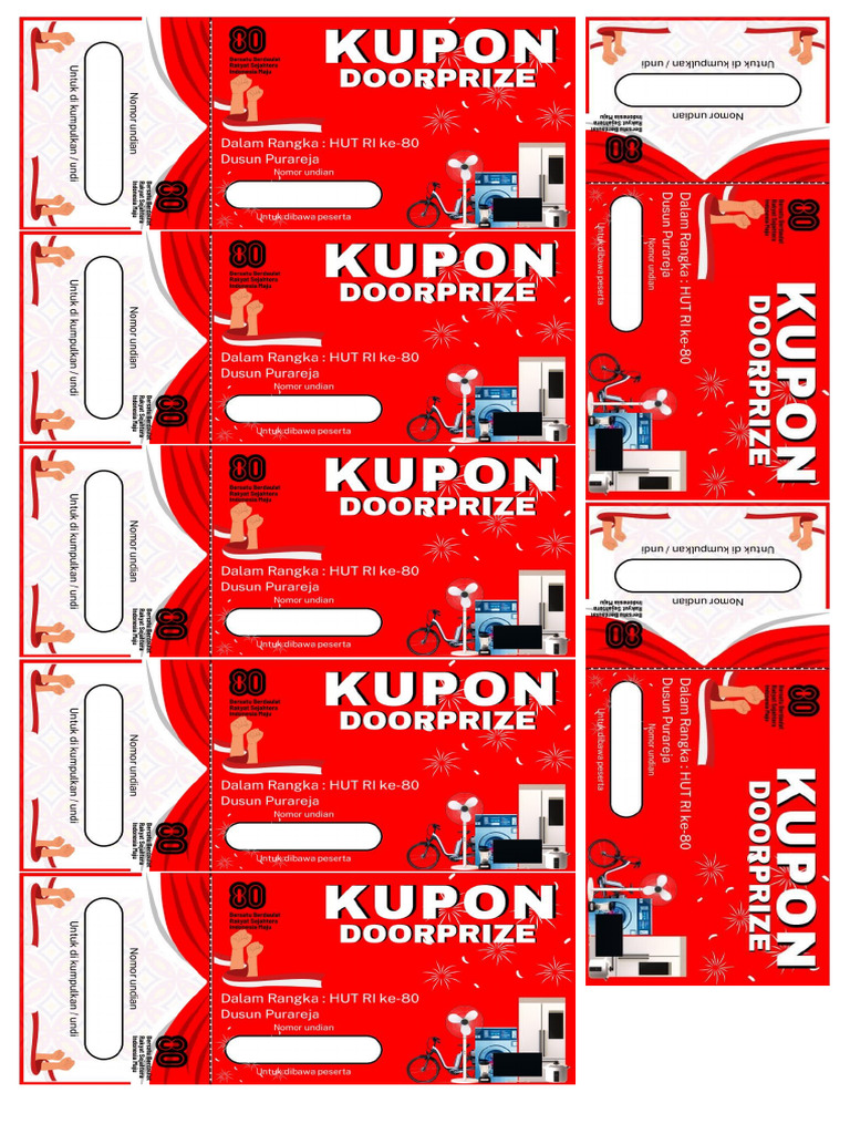 Kupon Agustus | PDF