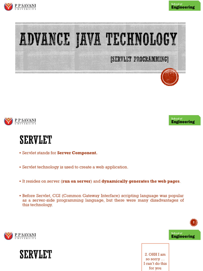 Understanding Java Servlet Technology | PDF | Dynamic Web Page | Http ...