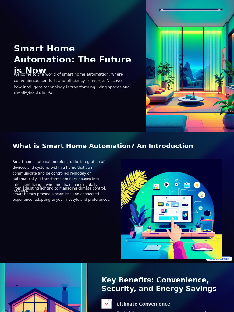 Smart Home Automation The Future Is Now | PDF | Home Automation ...