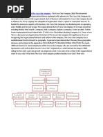 Organizational Structure of The Coca Cola Company