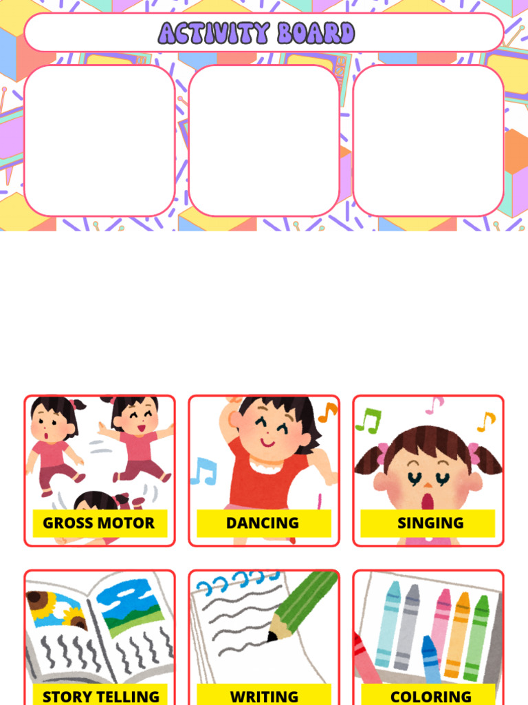 Activity Board for Kids' Engagement | PDF
