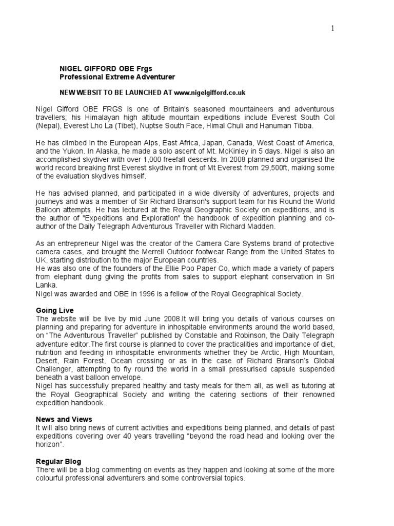 Press Release PDF Mount Everest Science