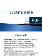 Proiect Chimie Vitaminele