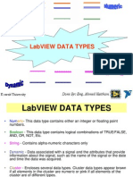 LabVIEW Data Types Conversions Between These Types