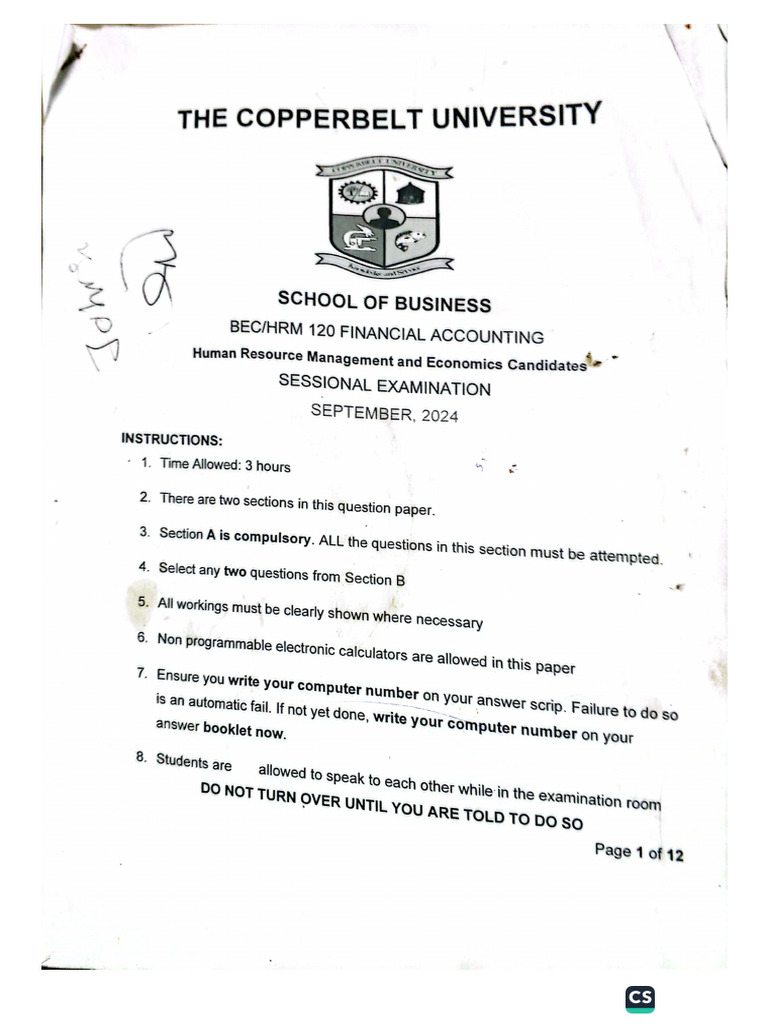 BS120 SESSIONAL Questions | PDF