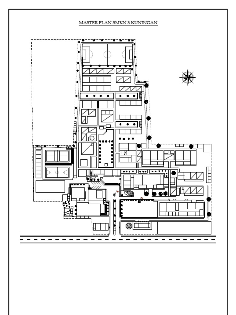Master Plan SMKN 3 Kuningan 1:1000 | PDF
